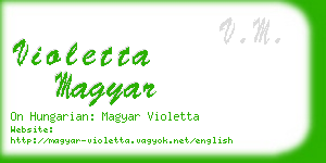 violetta magyar business card